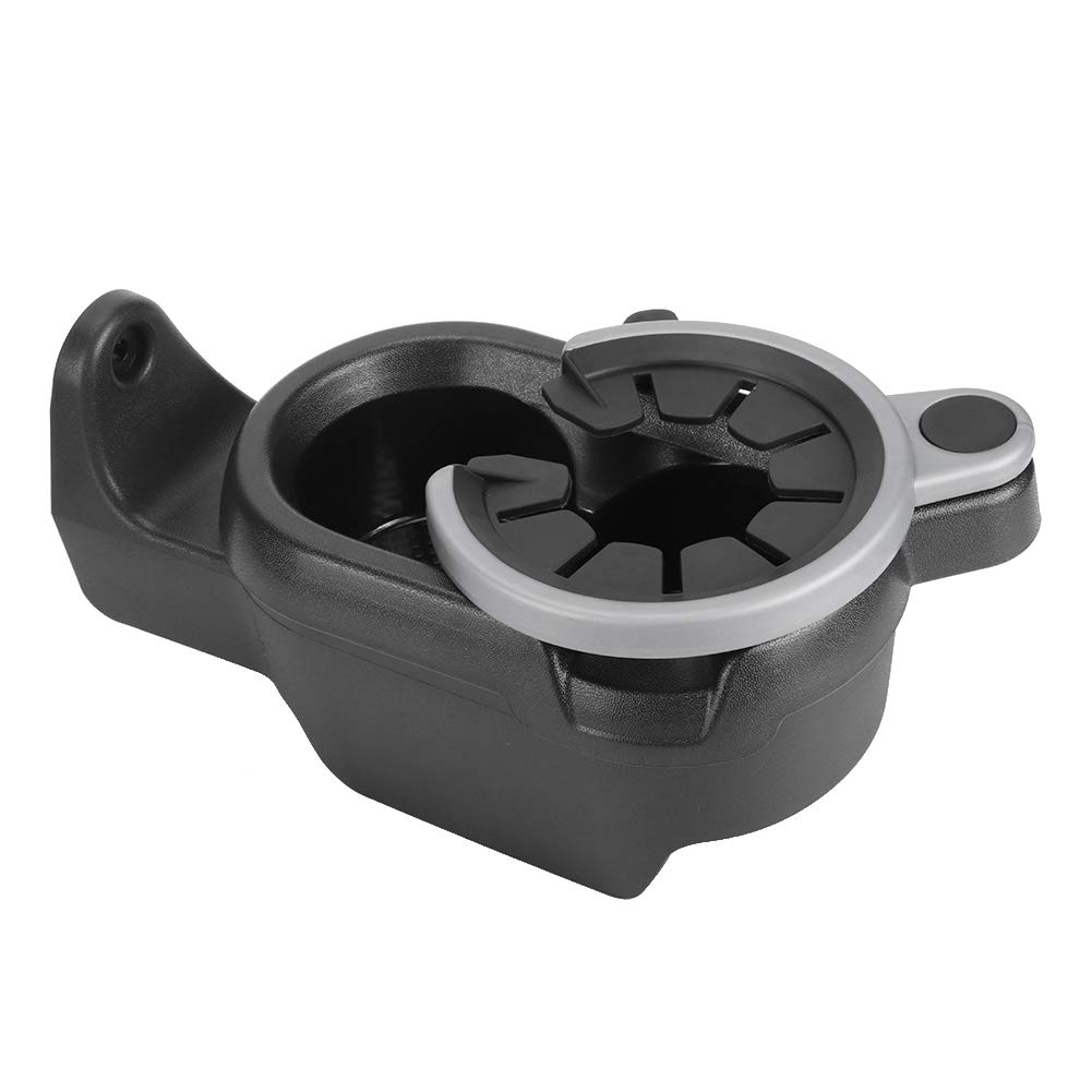 Uchwyt na kubek konsola środkowa, smart fortwo 450, konsola środkowa samochodu uchwyt na kubek uchwyt na kubek uchwyt na kubek ABS czarny Kompatybilny ze Smart 451 od 04.2007
