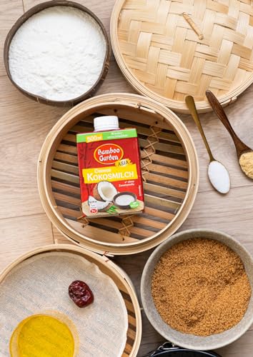 Bamboo Garden - Kokosmilch in wiederverschließbarem Tetrapack - cremige Kokosnussmilch zum Kochen und Backen, ideal für Currys, Desserts - 500 ml (Verpackungsdesign kann abweichen)