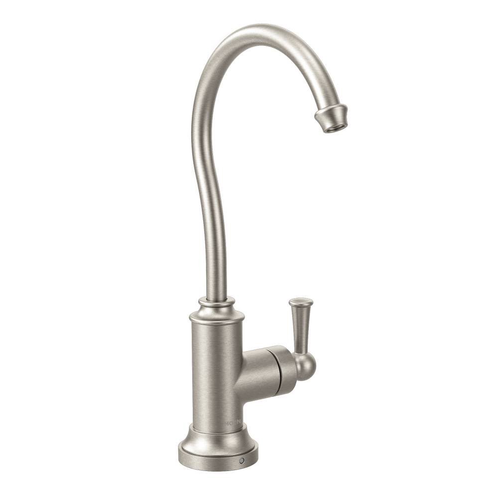 Moen S5510SRS Sip Traditional Cold Water Kitchen Beverage Faucet with  Optional Filtration System, Spot Resist Stainless - Amazon.com