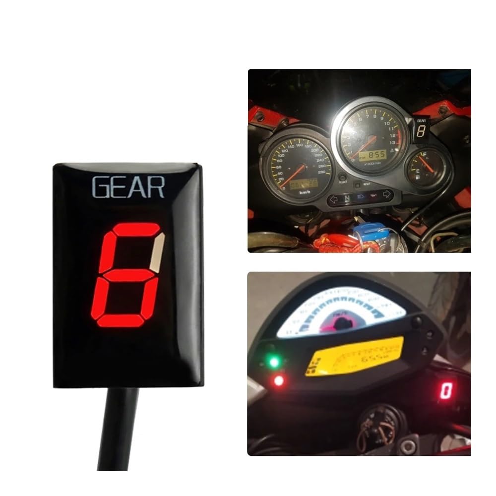 Pantalla Engranaje indicador Digital Indicador De Marcha para Yam&aha YZF-R1 R6 R6S Fjr1300 Fjr 1300 FZ400 Bolt Bt1100 para Bulldog para Accesorios De Motocicleta para Dlverslon