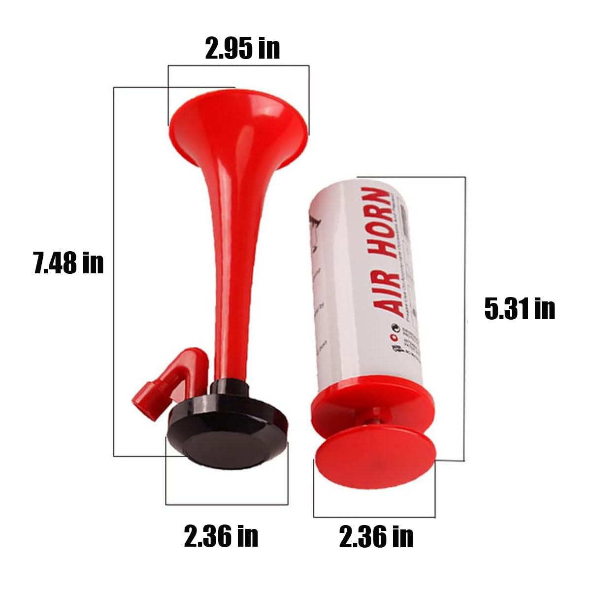 Kiuiom Self-Defense Air Horn Tromba Portatile for Nautica Eventi Sportivi