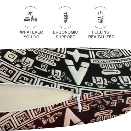 Almohada de espuma viscoelástica cervical para viajar miniatura 5