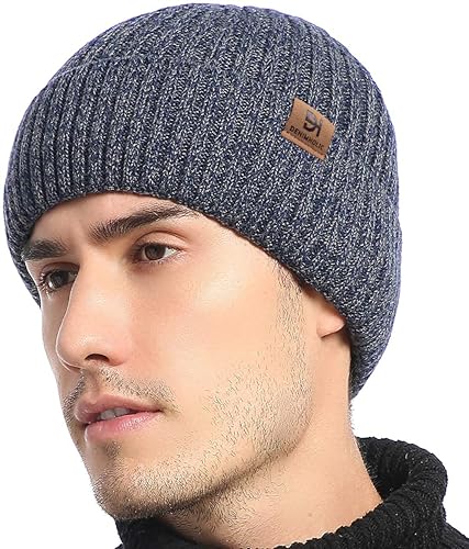 Image of DENIMHOLIC Winter Cap for Men & Women, Beanie Cap for Men Woolen Cap for Men & Women, Beanie Cap for Women