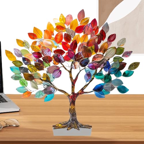 Árbol de escritorio acrílico   Ďecoración estética Đe la habitación   Figuras Đeárbol Decoración del hogar   Decoración delicada de muebles para el Ħogar Ďecoración moderna para el hogar Ofici