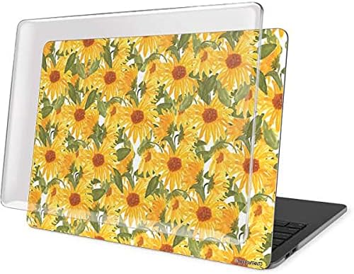 Skinit Case + Skin Compatible with MacBook Pro 16in (2019-20) - Bouffants and Broken Hearts Sunflowers Design