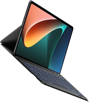 Keyboard Case for Honor Pad 9 Tablet - (QWERTY Layout) 7 Colors Backlit Ultra Slim Flip Wireless Keyboard Stand Case for Honor Pad 9 Tablet 12.1 Inch, Black