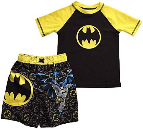 Boys Swim Trunks Rash Guard Set 