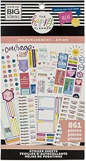 ME & MY BIG IDEAS Happy Planner STCKRS, Encouragement, 861/Pkg, One Size