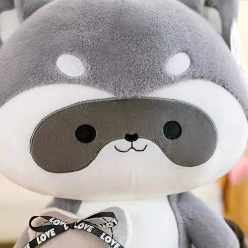 Image of Babique Reccoon Love Buddy Stuffed Plush Animal Soft Toys | Teddy Bear | Ideal for Birthdays & Special Occasions Girls /Boys, Baby Kids - 38 cm (Gray)