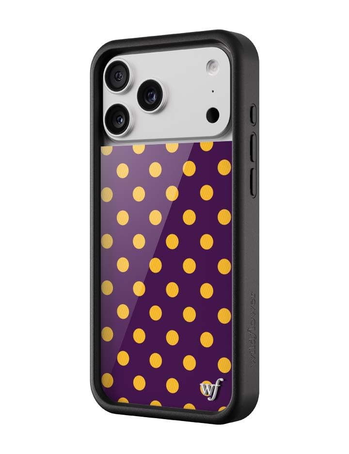 Image of Wildflower Cases - iPhone 17 Pro Max Compatible - Purple & Yellow
