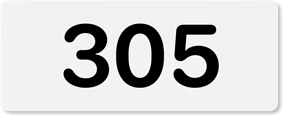 Flambird Information Signage (305) Room Number Solid Surface