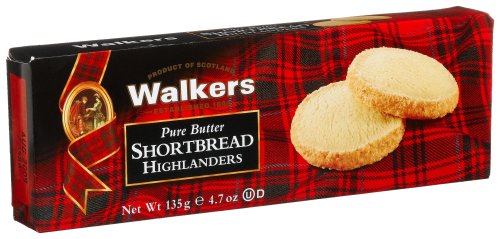 Walkers Shortbread Highlanders, 4.7-Ounce Boxes (Pack of 4)