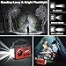 16000mAh Hand Crank Emergency Weather Radio with Wireless Speaker, 59200mWh NOAA AM FM Solar Radio with Flashlight Cell Phone Charger Reading Lamp Compass SOS for Camping and Survival (Red)
