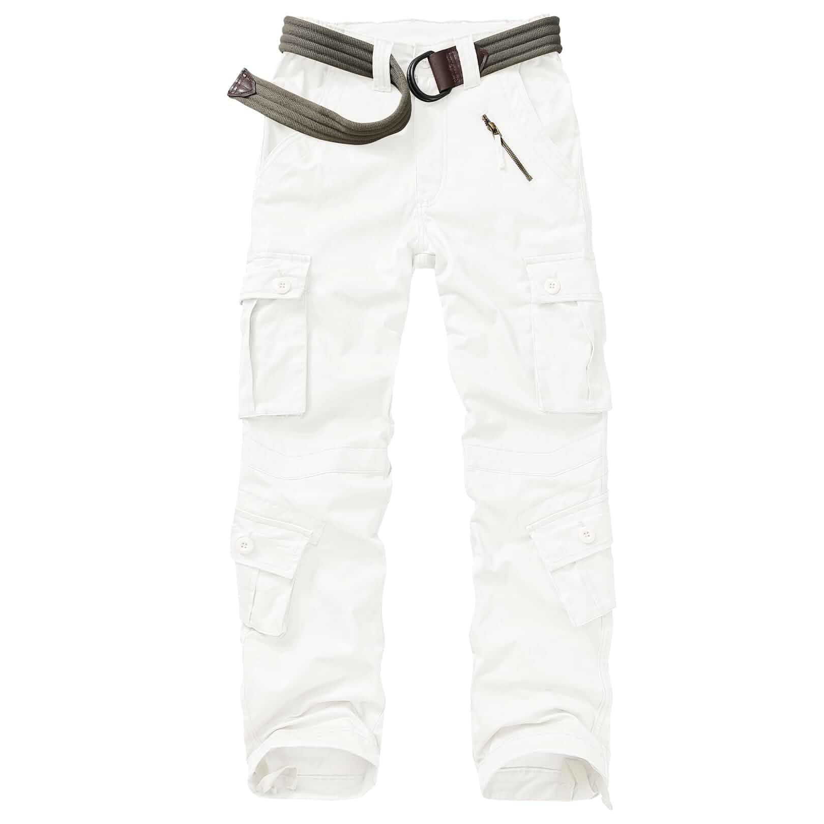 Alfiudad Womens Cargo Pants with Pockets, Women's Casual Military Army Hiking Combat Tactical Work Pants Trousers