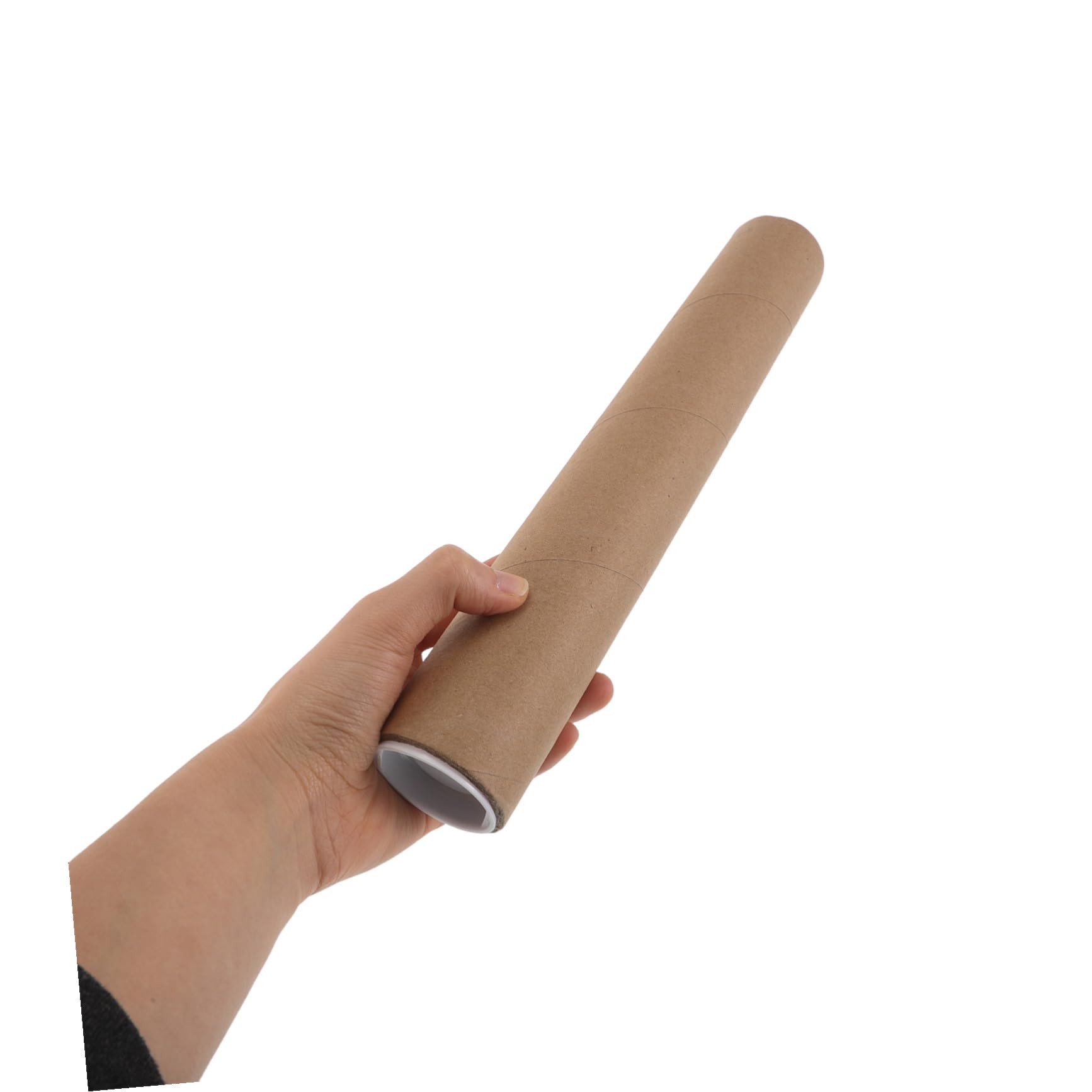 HOMSFOU 12pièces Lot de Tubes Expédition et Bouchons pour Documents Affiches et Cartes pour Stockage le Transport Protection