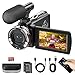 Videocamera 4K 60FPS 48MP Camcorder con Zoom Digitale 21X, Schermo IPS da 3'...