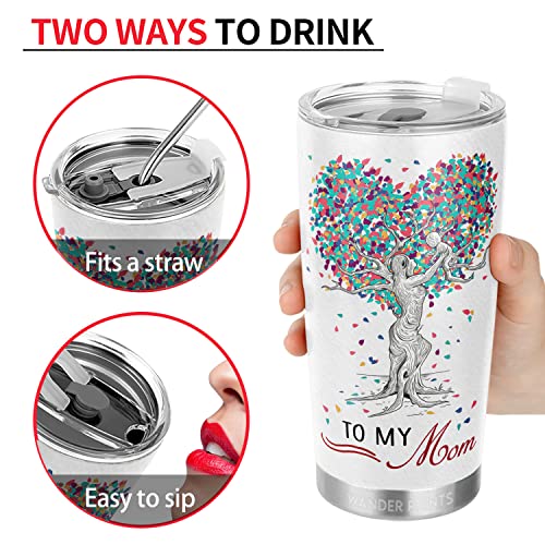 Wander Prints Gift For Mom, Gifts For Mother-In-Law, Step Mom, Grandma, Mother's Day, Birthday Gifts - It's Not Easy For Woman To Raise - Custom Tumbler, Travel Cup, Insulated 20Oz Cup #TOP3