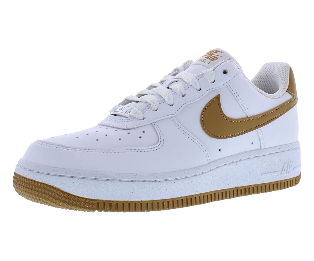 Nike Air Force 1 '07 Next Nature Leather Womens Shoes 7.5 White/Flax