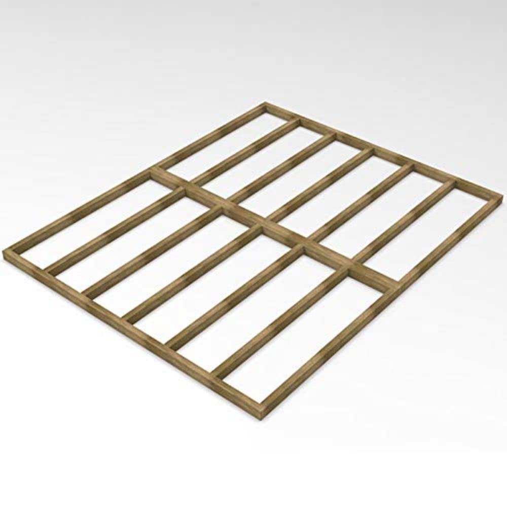 Forest Garden 10x8 Wooden Shed Base|Pressure Treated|15 Year Anti-Rot