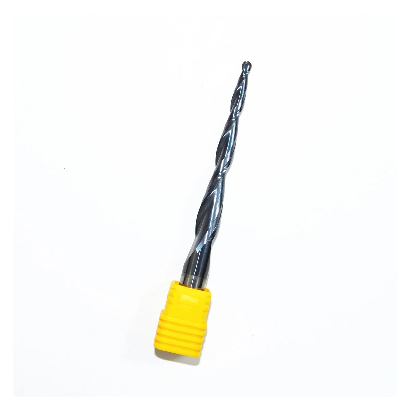 cuchilla con cabeza de bola cónica, D10*R2*70*110L, Fresa de extremo de carburo sólido, Broca enrutadora cónica esférica for carpintería, Fresado de punta esférica cónica de 2 filos(1 piece)