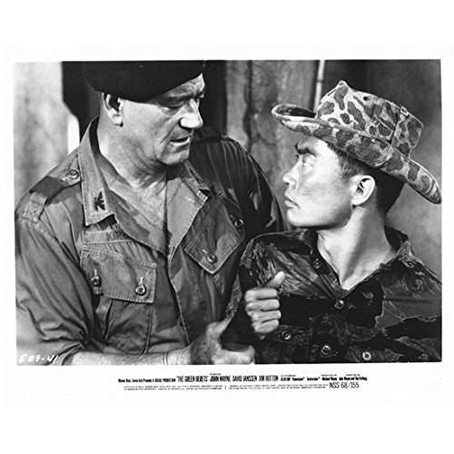 George Takei 8 x 10 photo Star Trek The Green Berets w/John Wayne in "The Green Berets" kn