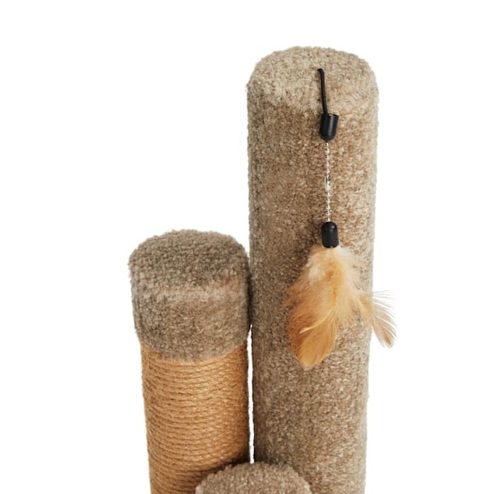 Rascador para gato torre EveryYay 14 in con juguete miniatura 6