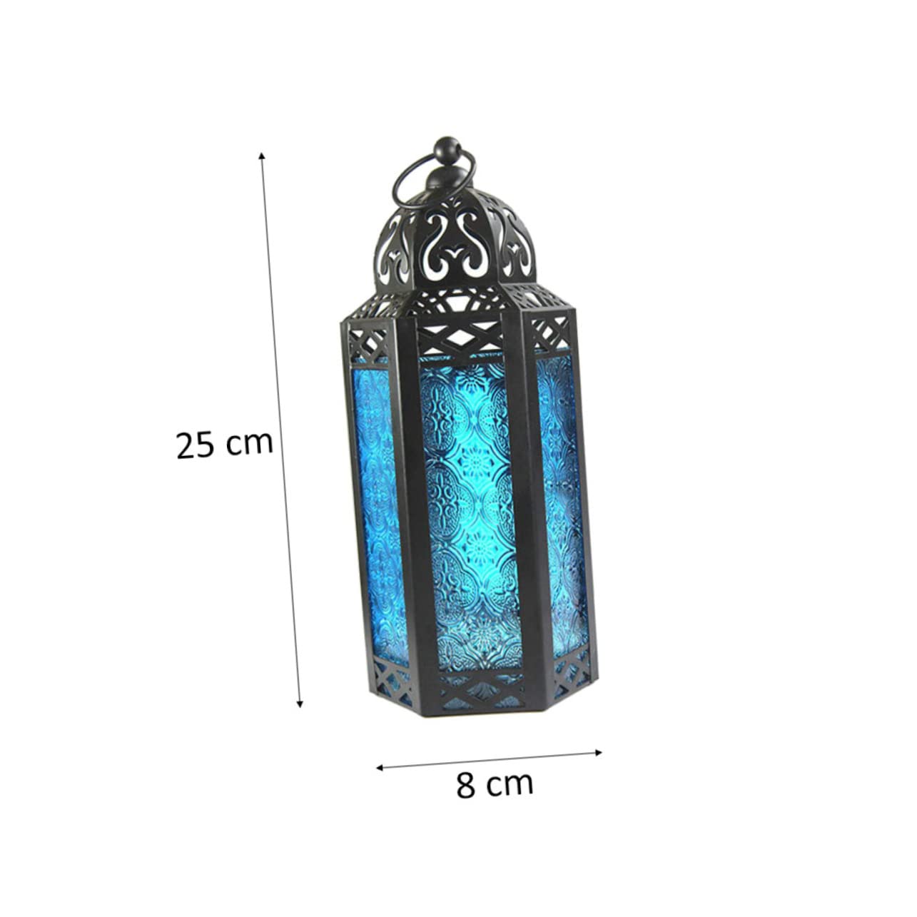 STOBAZA Iron Candle Holder Lantern Storm Lantern Candle Iron Candle Lantern Candle Lantern Decoration