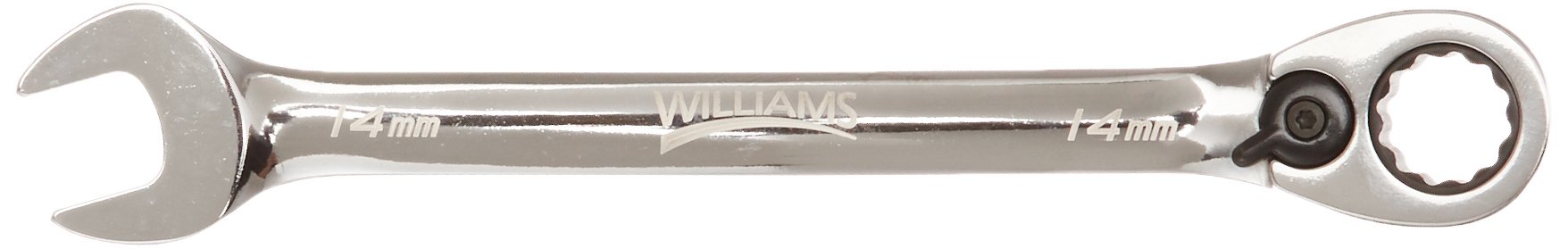 Williams JHW1214MRC 14mm Reversible Ratcheting Combination Wrench Metric, 12 Point