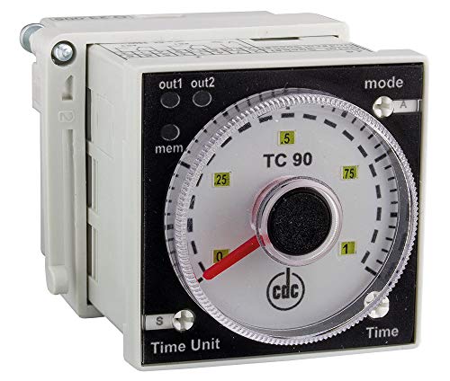 TN24F0230S24V | TN24F0230S24V | CDC MINIATURE PANEL MOUNTING TIMER WITH 1 RELAY OUTPUT 0-30 SECONDS 24VAC/DC