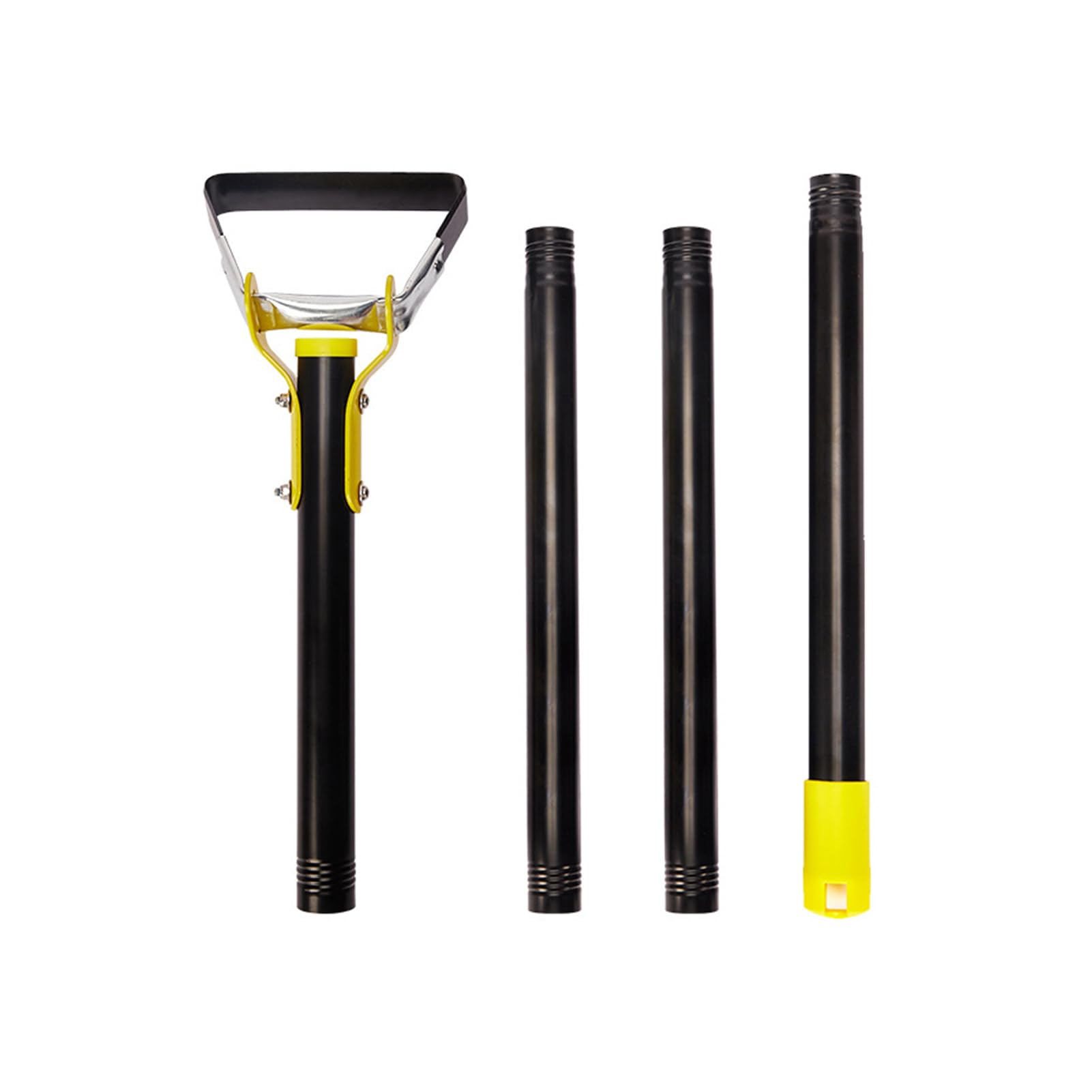 Outils de Jardin en Acier Inoxydable : houe,4 tronçons de 1.6m