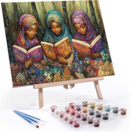 DIY G AtJ  Paint by Numbers hG Lbg l ʂ肦 q̗phGLoXNtg LoXA[g uVƃANG̋, CeA rO, ւ̃Mtg 70x90cm (t