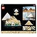 LEGO Architecture Great Pyramid of Giza Set, Home Decor Model Building Kit, Gift Idea for Adults, Men, Women, Mum, Dad, Creative Activity, Famous Landmarks Collection 21058