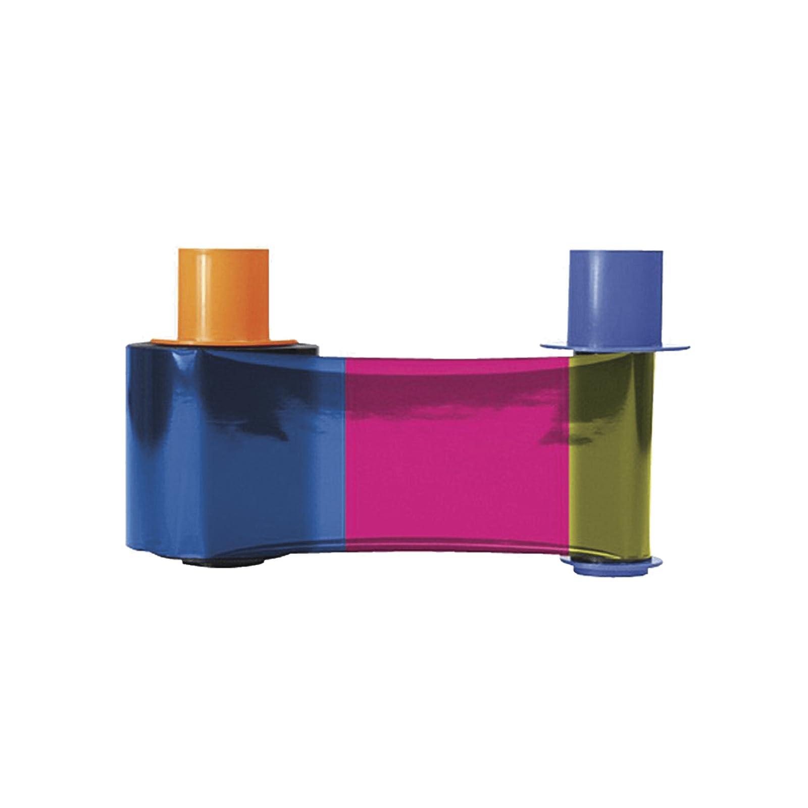 The Nekid Cow Fargo RBN D1500 YMCKO 500 Printer Ribbon 500 pages Black, Cyan, Magenta, Yellow – Matrix Printer Ribbon (DTC1500, 500 pages, Black, Cyan, Magenta, Yellow, Multicoloured)