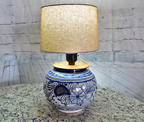 Reviews de Lamparas de mesa mexico , tabla con los diez mejores. 50 Lampara de mesa de bola de Talavera Poblana, lámpara de buró, lampara de cerámica, Talavera Poblana, CM353