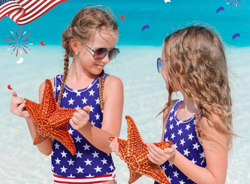 Image of Century Star Girls Tankini Swimsuit UPF 50+ Racerback Bathing Suit for Teen Girls 2 Piece Swimsuit Summer Beach Swimwear