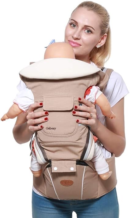 Porte Bebe Multifonction Jusqu A 3 Ans 10 50 Lbs Positions De Portage Ergonomiques Kaki Amazon Fr Bebes Puericulture