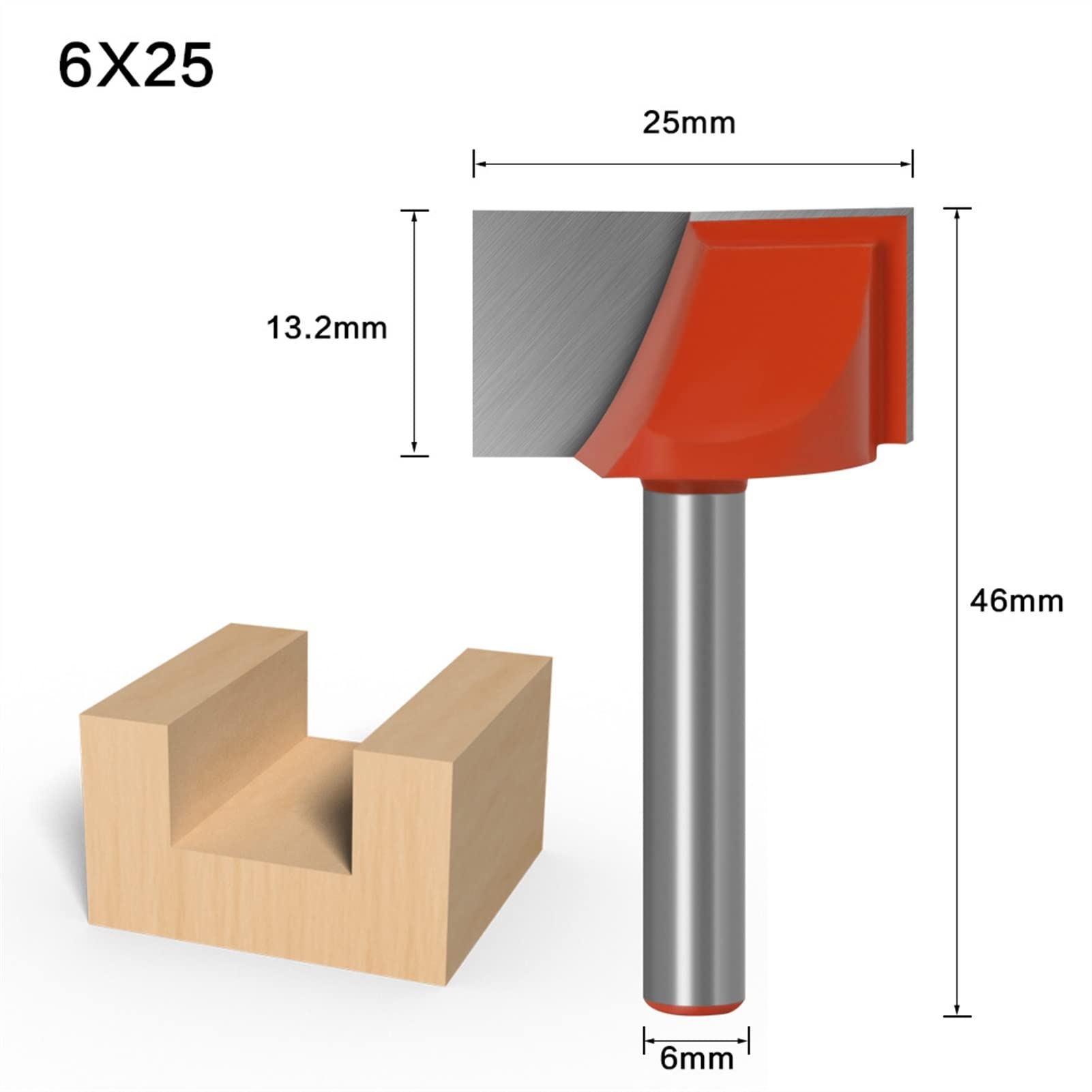 Fresas,Fresas CNC, Fresa de madera 6/8 mm Vástago Limpieza Inferior Grabado Router Bit Herramienta de carpintería Carburo sólido Fresa de madera Fresa de extremo 18 mm 20 mm 30 mm 32 mm Fresa for carp