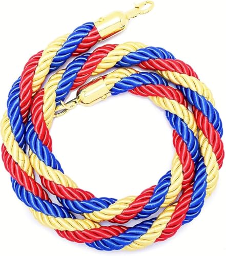 Citybabyロープパーテーション用編み込みタイプ編みポールパーテーションポールスタンドホテル銀行空港アミューズメントパークパーティション1.5m編み込みタイプ空港展覧会店舗用品イベント群衆制御区画整備セキュリティ警告(T) (C)