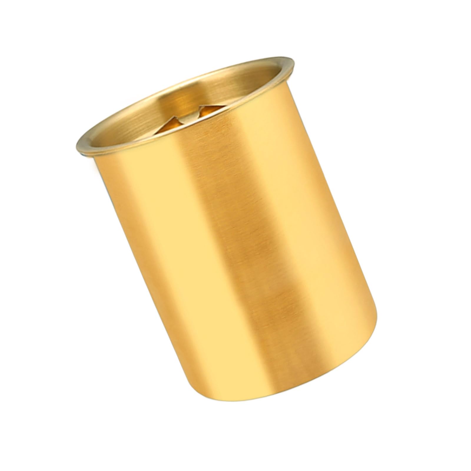 Nucelit Funnel Shape Ashtray Smokeless for Glass Marble Stainless Steel Ashtray for Home