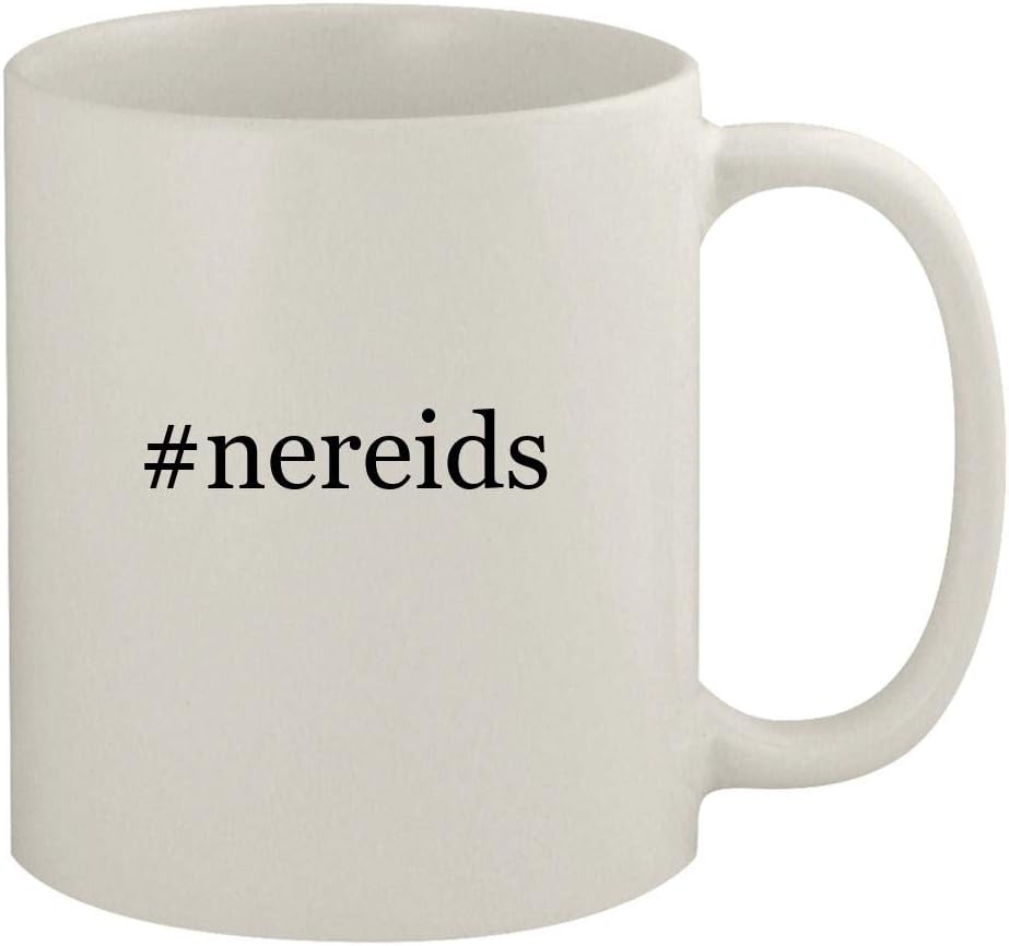 #nereids - 11oz Ceramic White Coffee Mug, White