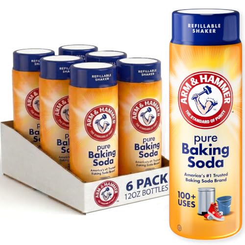 Arm & Hammer Pure Baking Soda Shaker - 12 Oz - (Pack of 6)