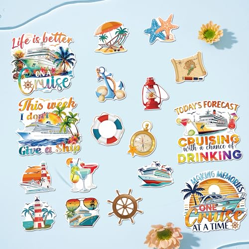 17 imanes decorativos magnéticos para puertas de crucero miniatura 7