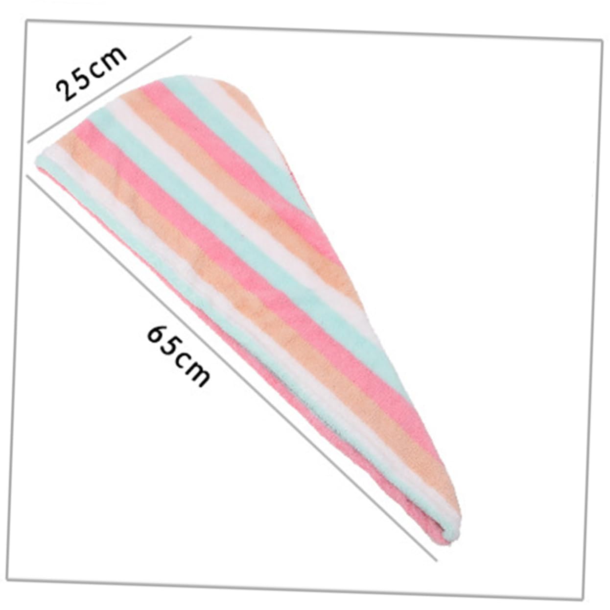 PLAFOPE 2pcs Hair Drying Cap Microfiber Quick Dry Hair Towel Wrap Thick Comfortable