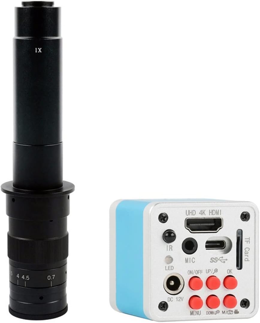 Lab Microscope Replacement Parts Microscope Cameras 4K UHD I_MX334 Digital TF HDMI USB Type-C 3.0 Industrial Electronic Camera for Phone Repair Soldering