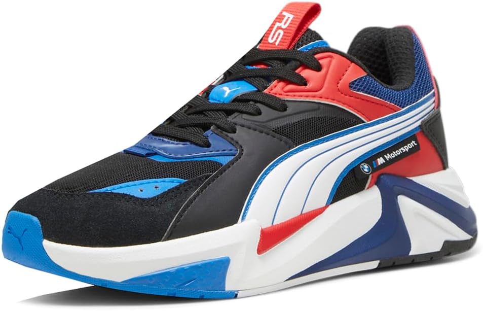 PUMA Womens BMW M Motorsport Rs-Puls Lace Up Sneakers Shoes Casual - Black