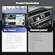 Haudio 1Din Autoradio, mit 10.1 Zoll drehbar Bildschirm,Kompatibel mit Wireless Apple CarPlay und Android Auto,Car Play IPS Touch Screen,1080P-Rückfahrkamera,Bluetooth 5.0,GPS-Navigation,FM