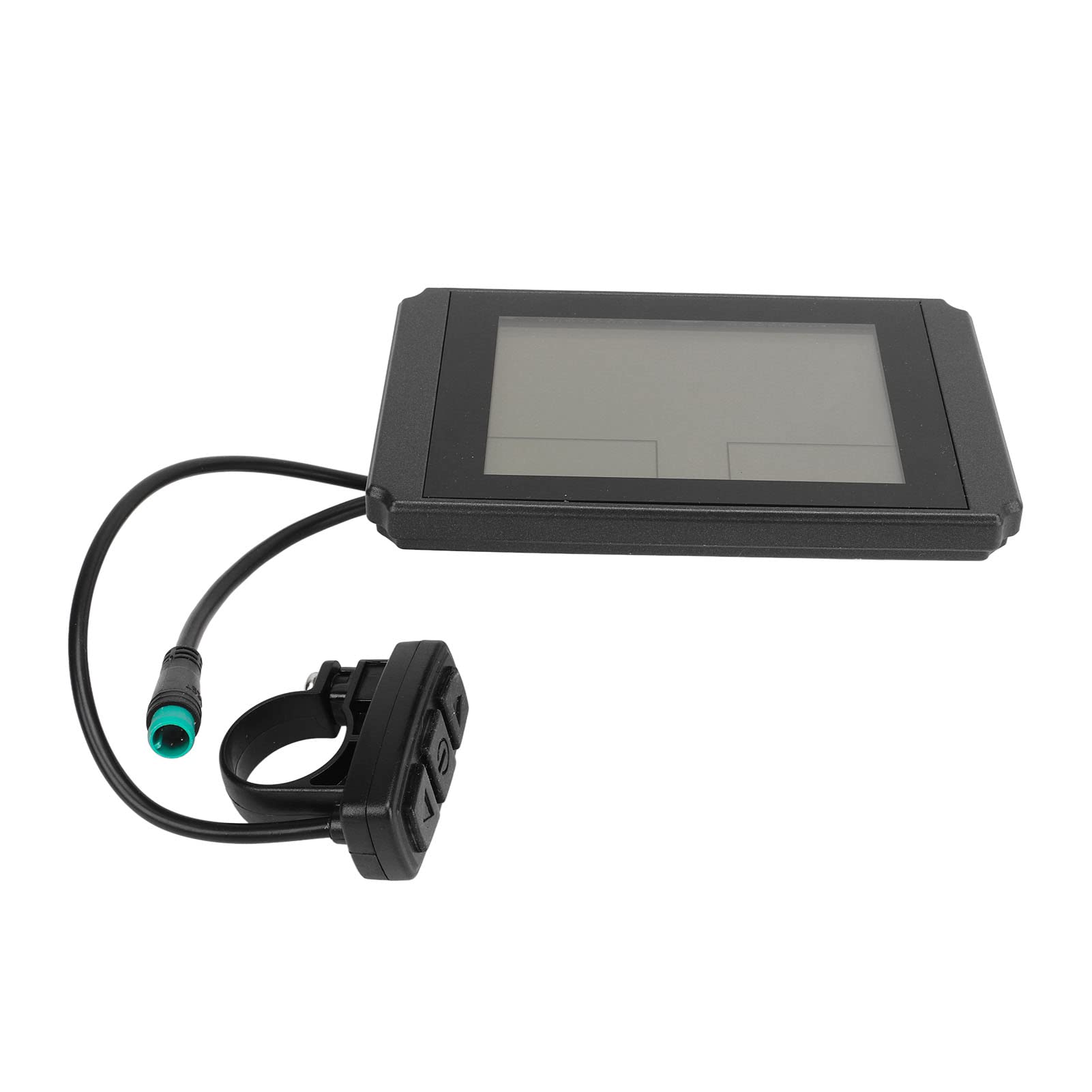 Dilwe Display LCD10H per Bici Elettrica, Materiale ABS, Connettore Impermeabile, Contatore per Bicicletta Elettrica per Mountain Bike e Pendolari