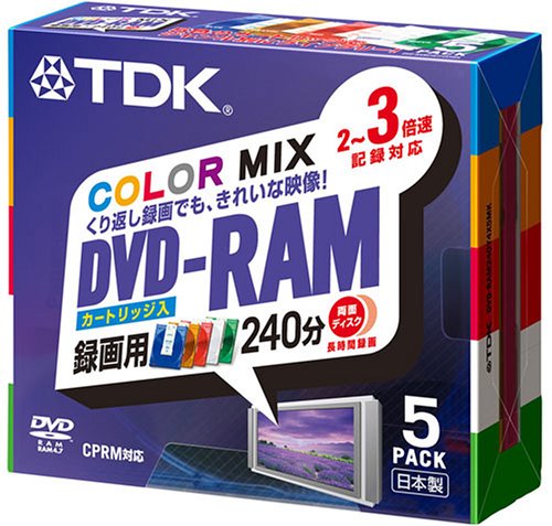 Amazon.co.jp: TDK DVD-RAM録画用 2~3倍速対応TYPE4カートリッジ仕様