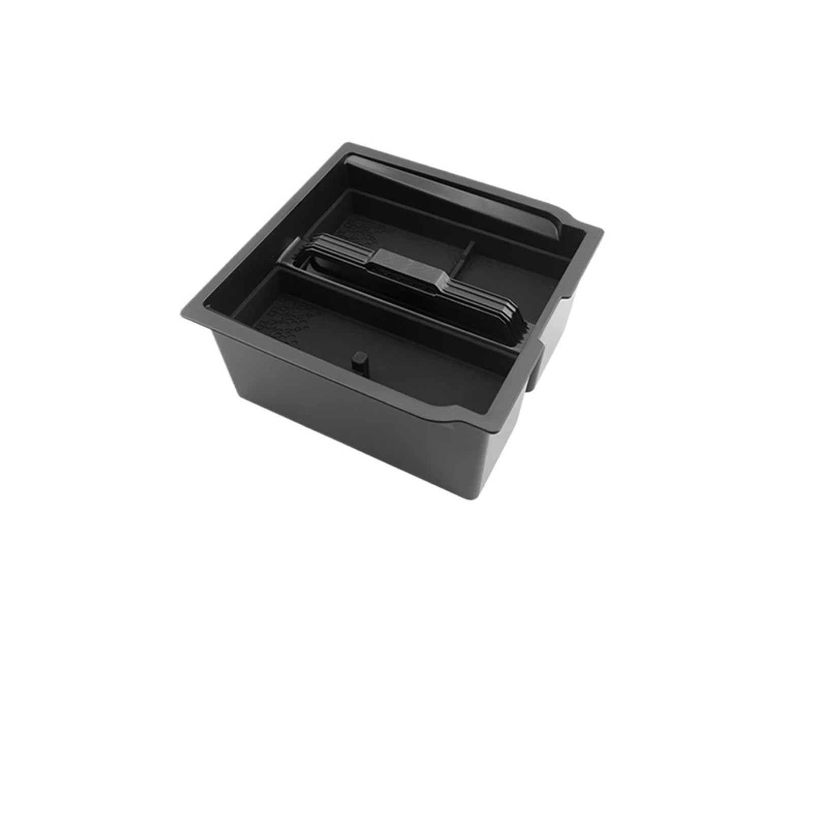 Zoinary car centre console organiser For Tesla For Model Y Juniper For L 2025 2026 ABS center console armrest storage box double layer(Armrest)