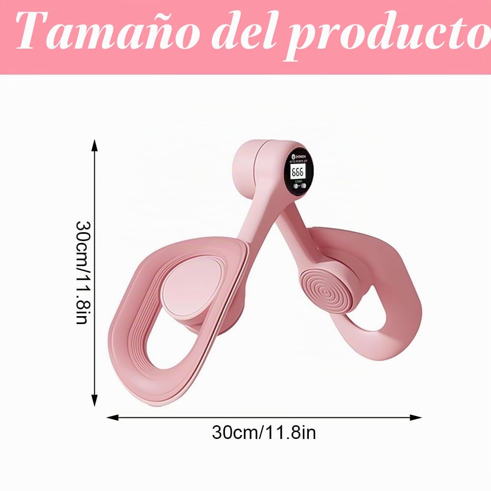 Entrenador De Cadera, Inteligente Ejercitador De Muslos, Suelo Pelvico Máquina De Ejercicio, Entrenador de Músculos del Piso Pélvico, para Piernas y Glúteos, para Hogar, Perder Peso, Yoga